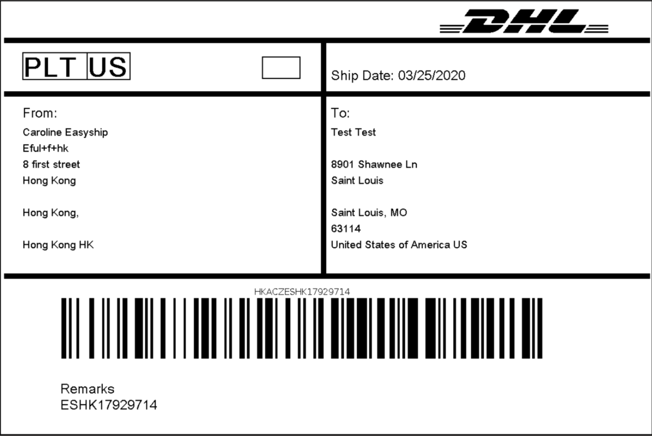 Dhl Packing Slip Invoice Template