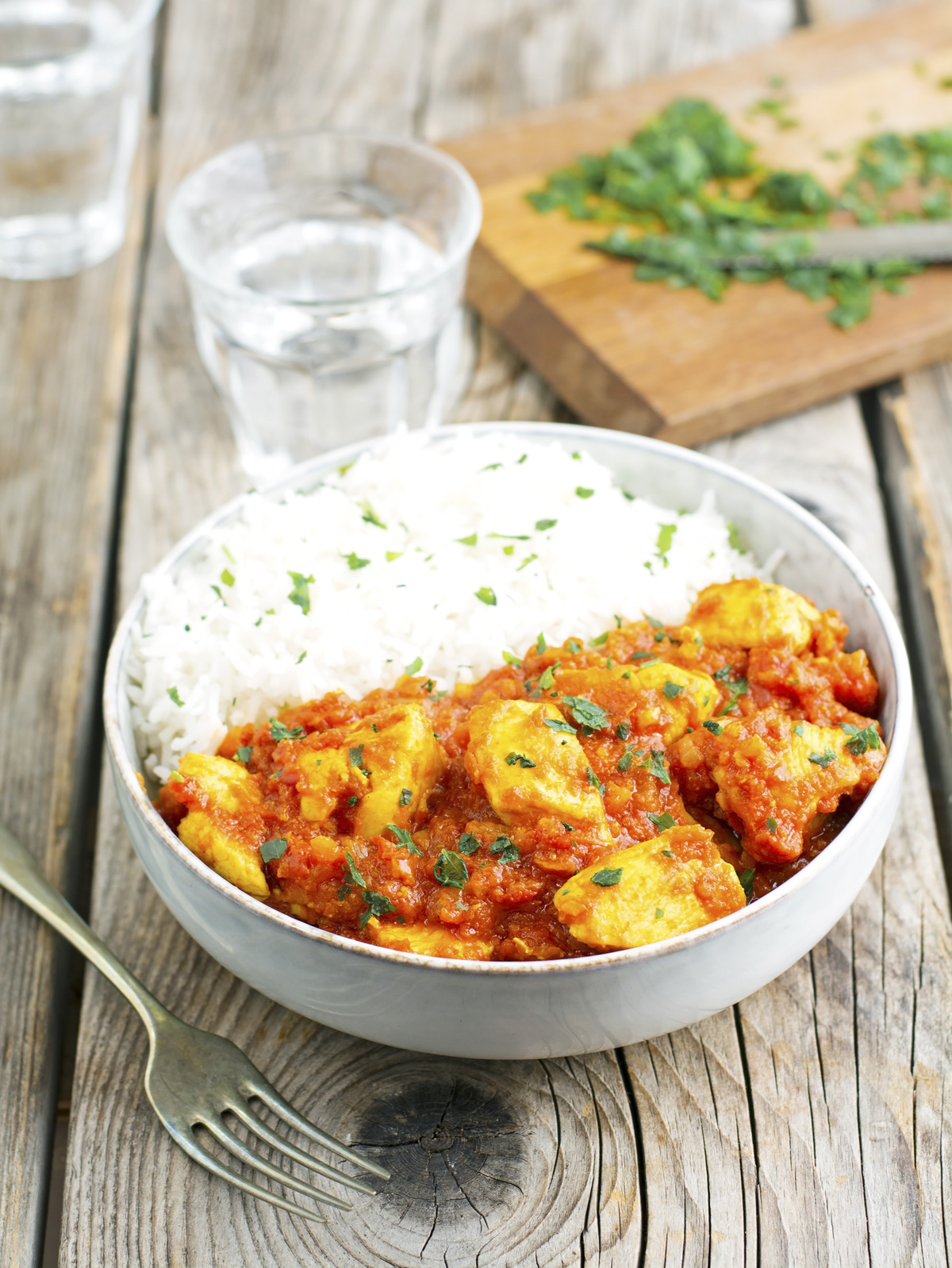 Easy Tomato Chicken Curry
