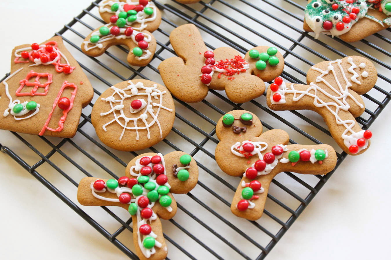 These basic gingerbread cookies are soft but sturdy and perfect for decorating!