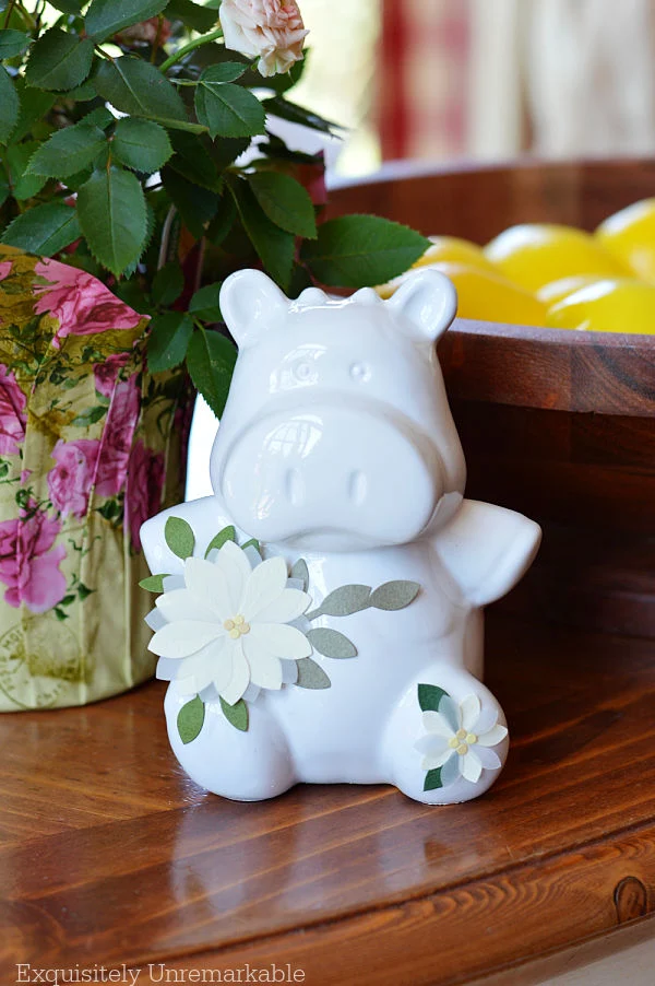 Ceramic Cow Makeover