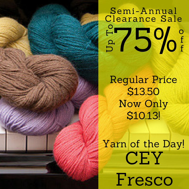 Knitique SemiAnnual Clearance Sale Today's Featured Yarn
