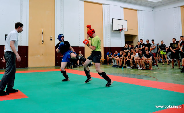 Adam Hirko, sport, kickboxing, AZS, Uniwersytet Zielonogórski, Akademickie Mistrzostwa Polski 2017, PZKB, Bogumił Połoński, kick light, męski sport 