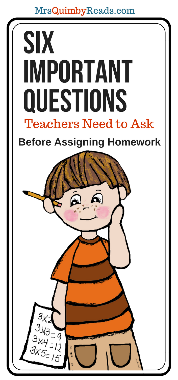 homework questions to ask