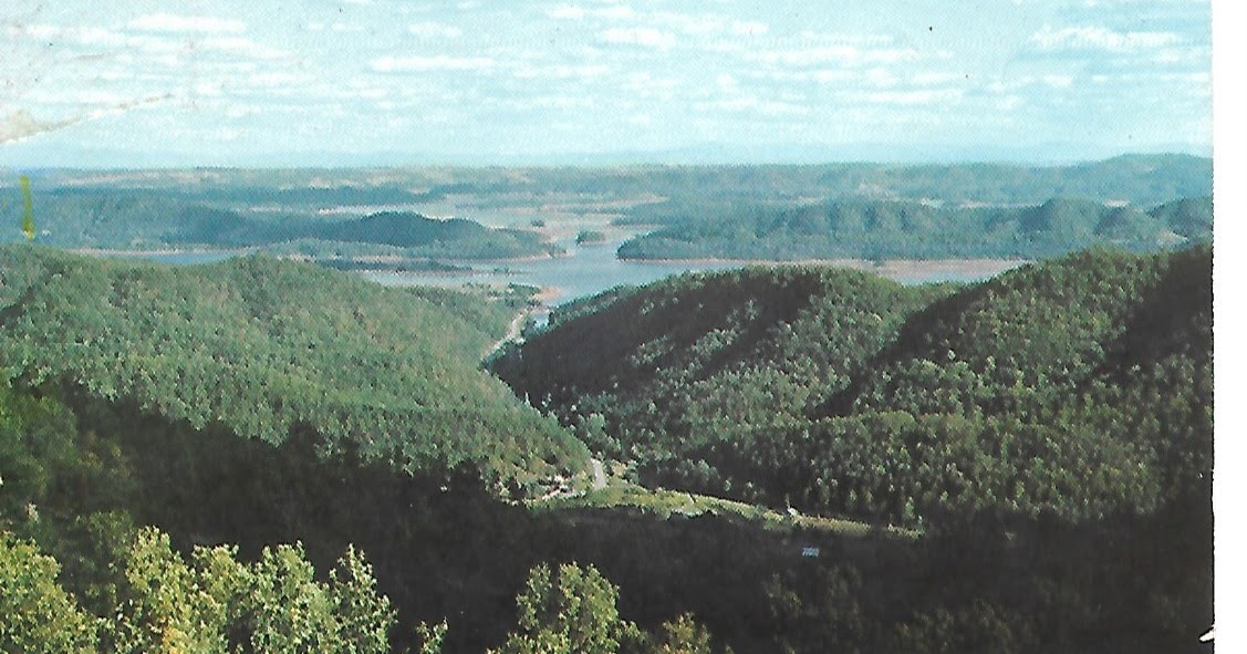POSTCARD TRAVELER Stop 199 Tennessee Grainger County Clinch Mountain