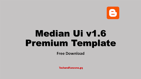 Median Ui v1.6 Free Premium Blogger Templates Download