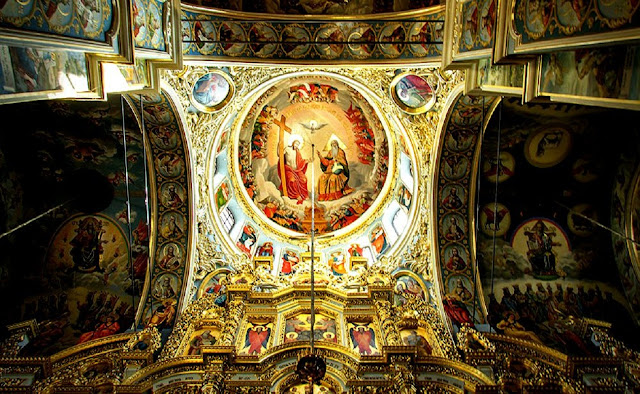 Киево-Печерская Лавра, Успенский собор, фрески потолка