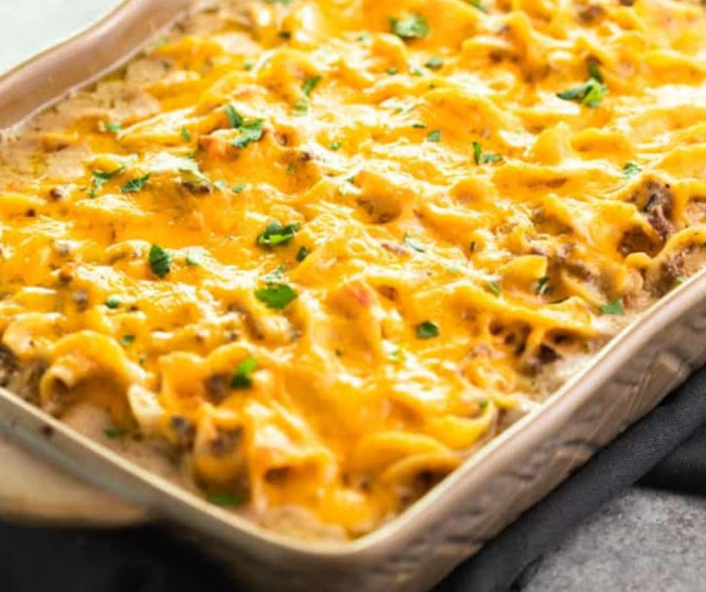Ground Beef Stroganoff Casserole Ground Beef Stroganoff Casserole