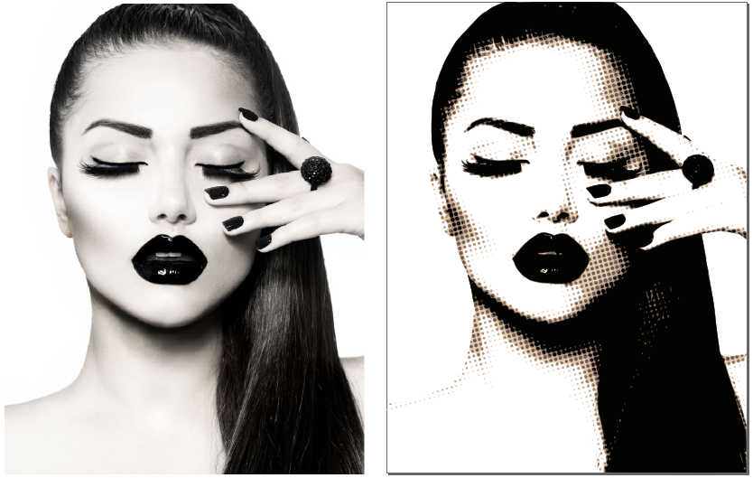 Photos to Pop Art, Halftone converted to SVG Inkscape Tutorials