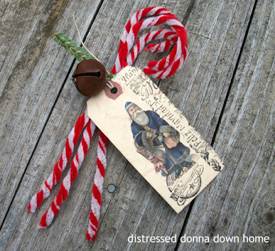 Candy canes, chenille stem, Christmas craft