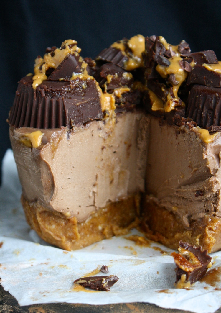 Raw Vegan Chocolate Peanut Butter Cheesecake Mom's Easy Recipe