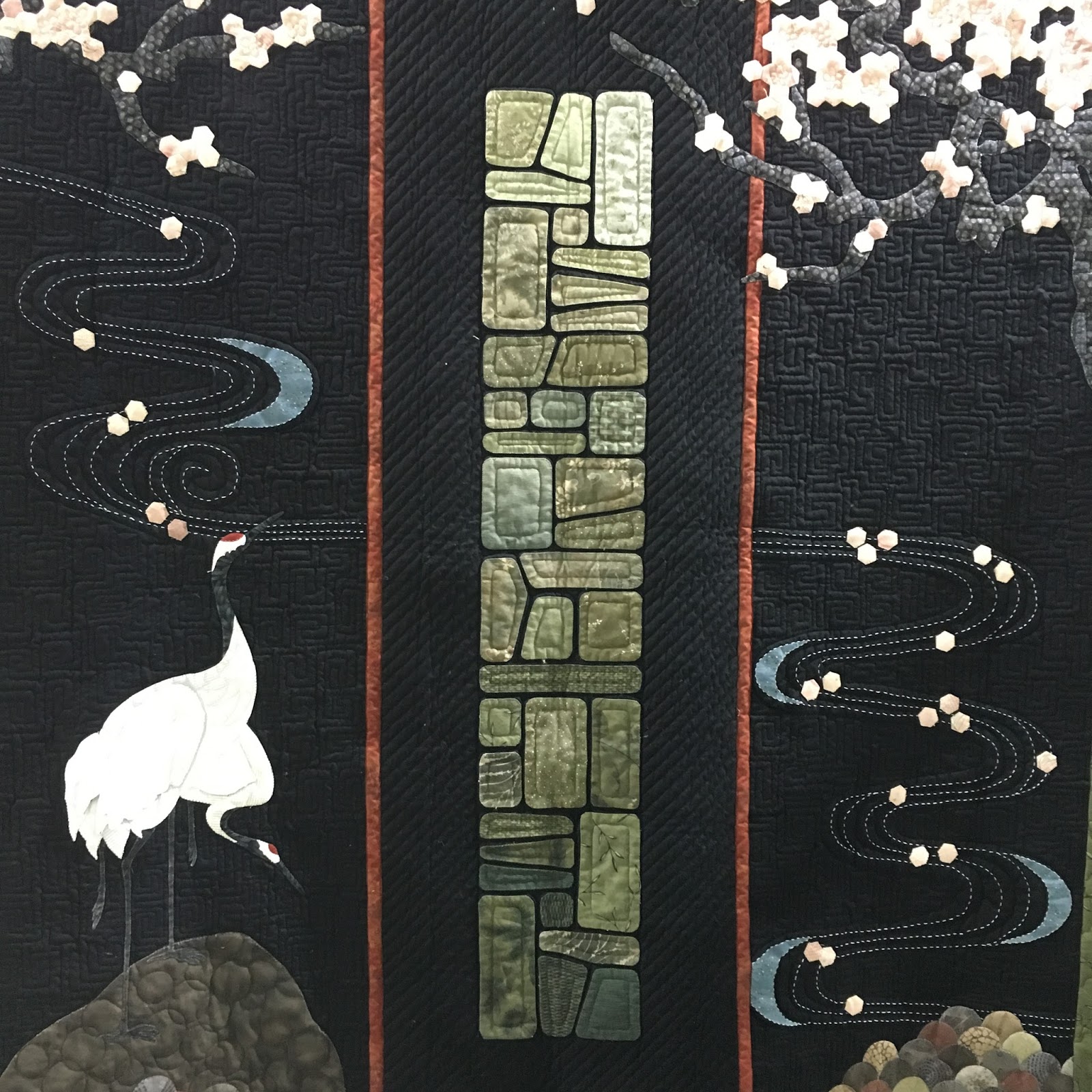 The Curious Kansas Quilter Zen Garden Quilt Update