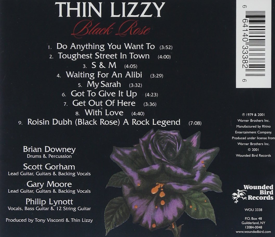 thin lizzy black rose thin lizzy black rose