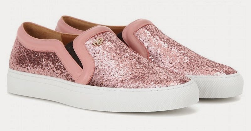 The Terrier and Lobster: The Daily Bauble: Givenchy Pink Glitter Skater ...