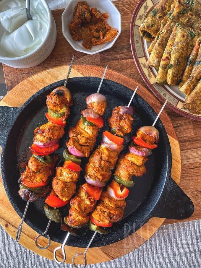 Homemade Chicken Tikka Skewers Recipe for Stovetop and Oven