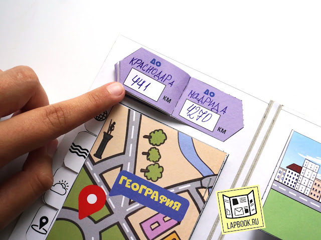 Лэпбук Город для детей Лэпбук Город для детей