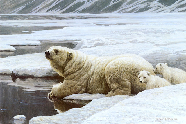 Роберт Бейтмэн / Robert Bateman Arctic Family, 1978