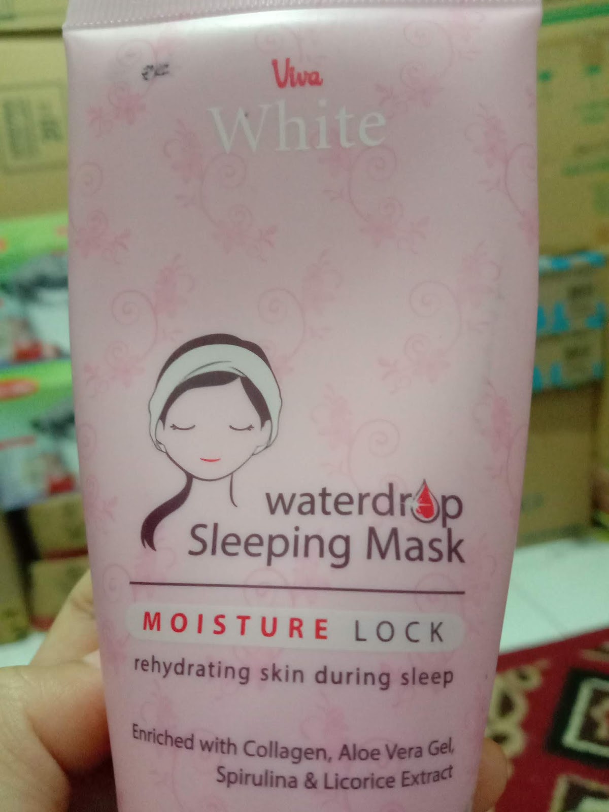 Cita Citra Cinta Review Viva Waterdrop Sleeping Mask saat Umroh