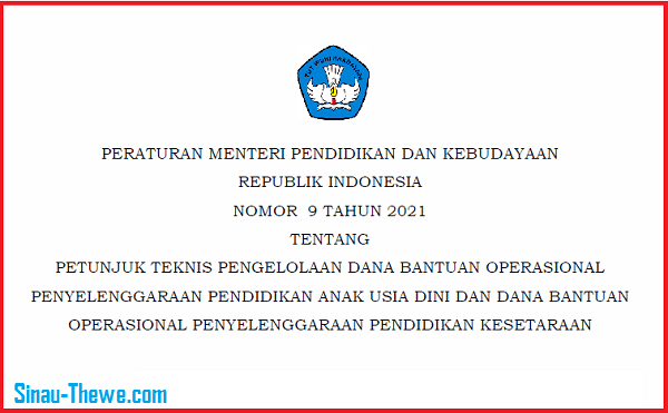 Juknis Bop Paud Kesetaraan Tahun 2021 Sinau Thewe Com