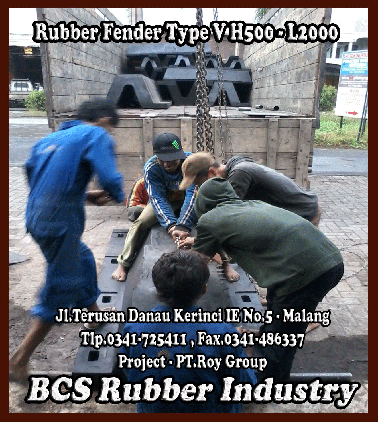 RUBBER FENDER TYPE V RUBBER FENDER ARCH BY BCS RUBBER INDUSTRY