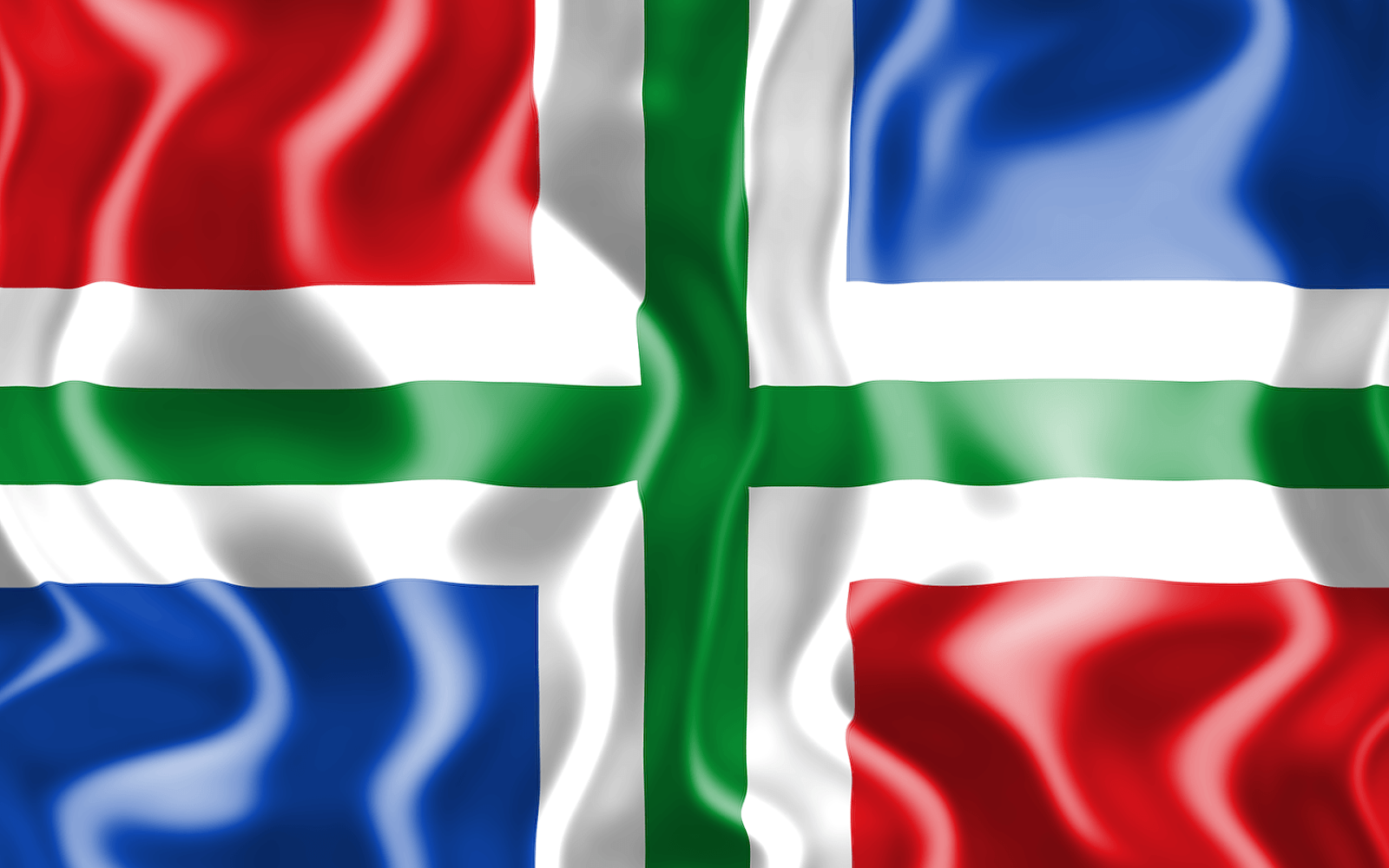 3D vlag van Groningen