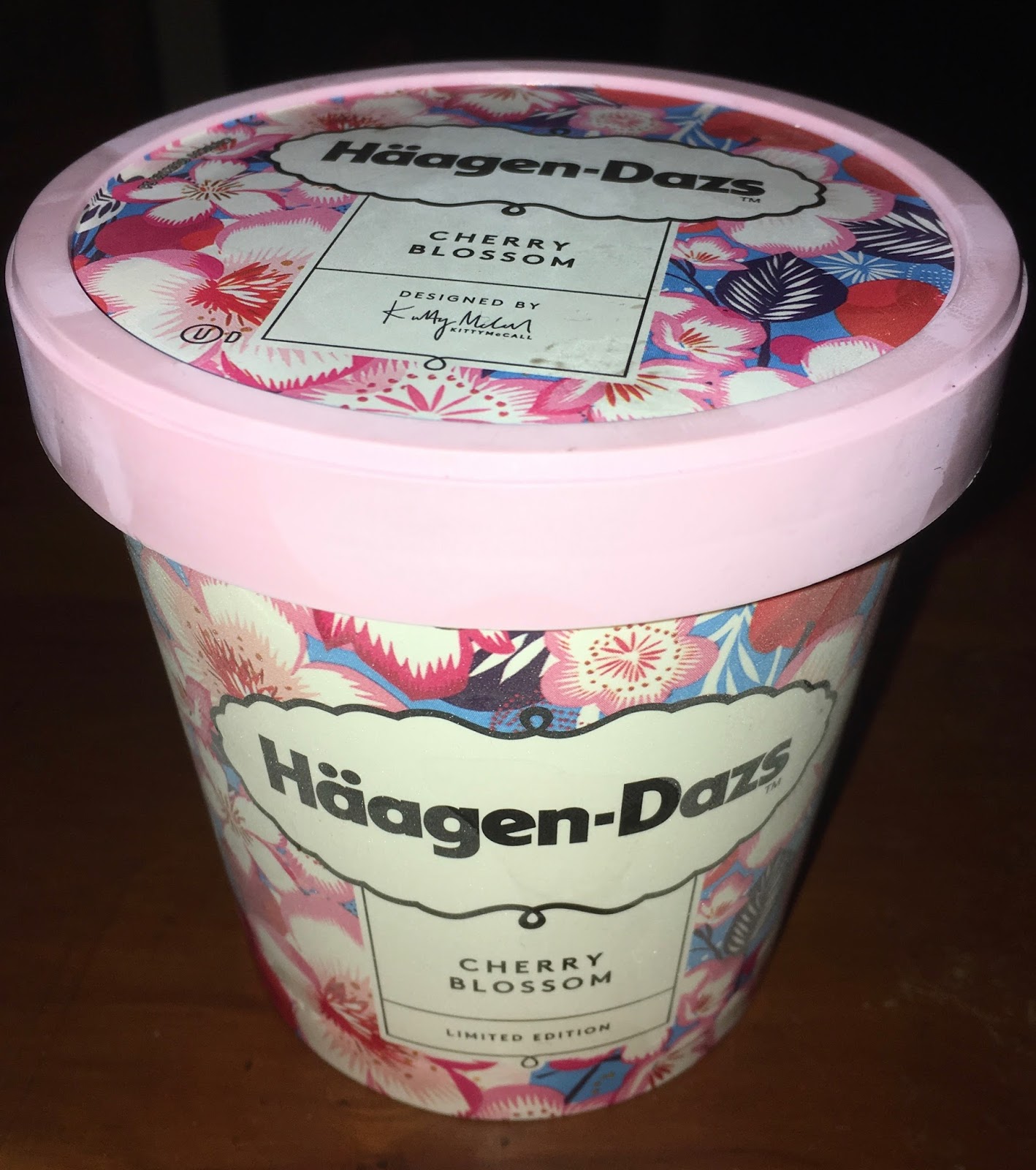 FOODSTUFF FINDS Haagen Dazs Cherry Blossom Ice Cream (Ocado) By Cinabar
