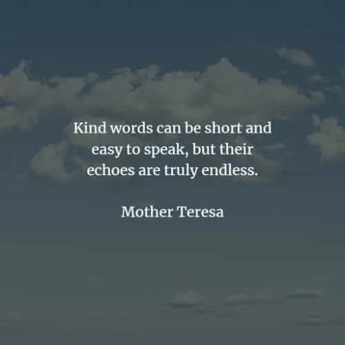 Famous quotes and sayings by Mother Teresa