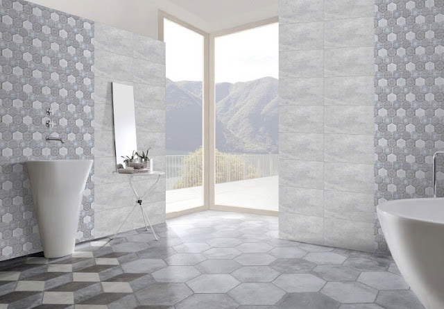 Grey Bathroom Floor Tiles