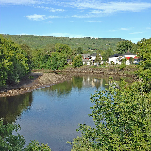 La rivière du Gouffre à Baie-Saint-Paul