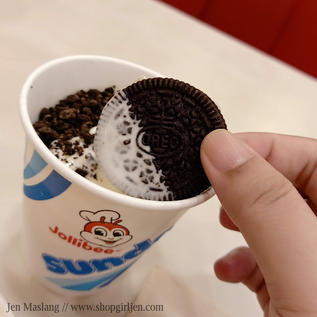 Shopgirl Jen JOLLIBEE LAUNCHES COOKIES 'N CREAM SUNDAE TWIRL