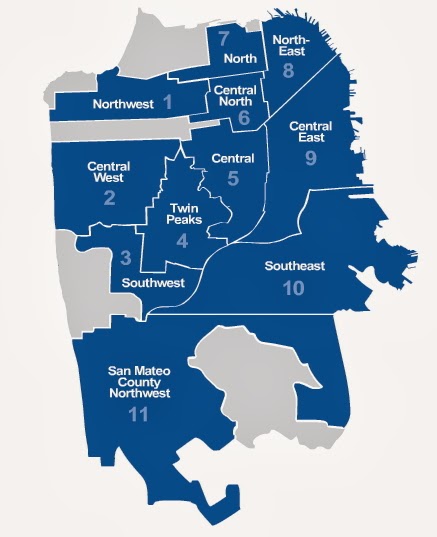 SF District Map