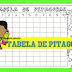 Tabela de Pitágoras - para imprimir