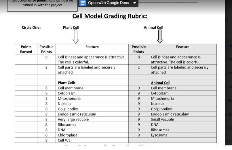 Mrs. Edge's Science Class Blog: Cell Organelle Practice / Cell Project
