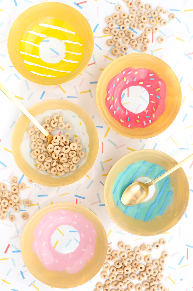 A Kailo Chic Life Paint It Iced Donut Bowls