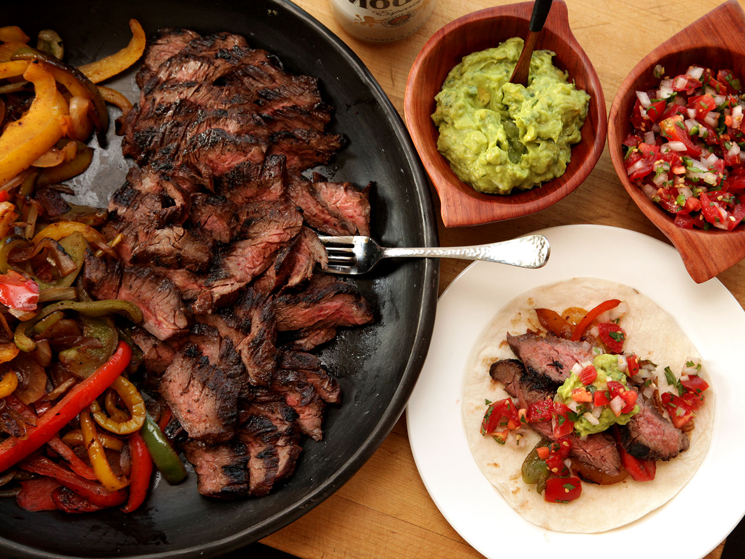Fajitas de Filetes de Falda a la Parrilla Mil Recetas de Cocina