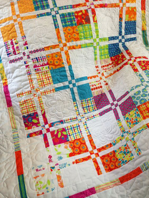 Disappearing four Patch Quilt