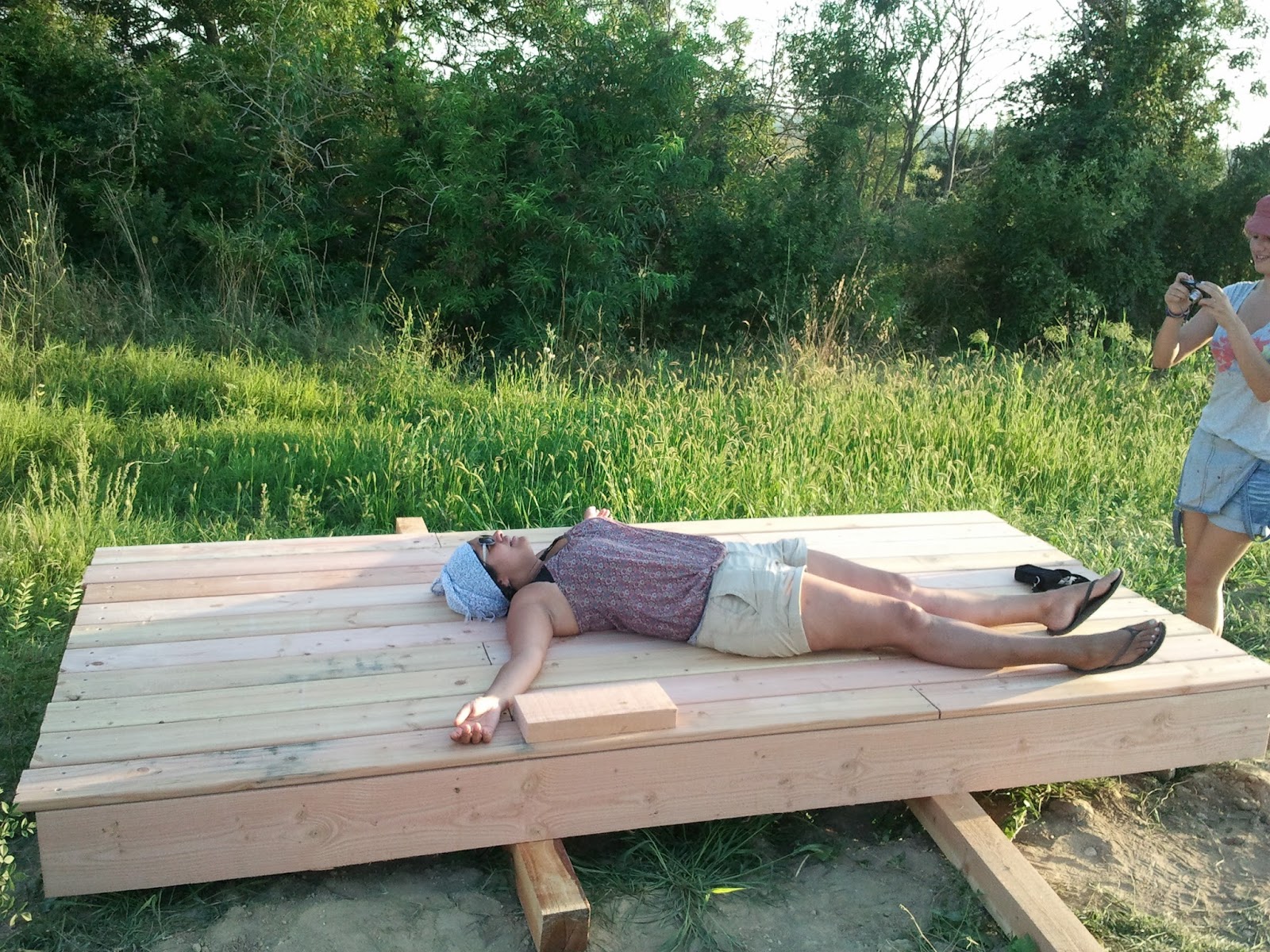 Les barboteurs: Les modules de terrasse