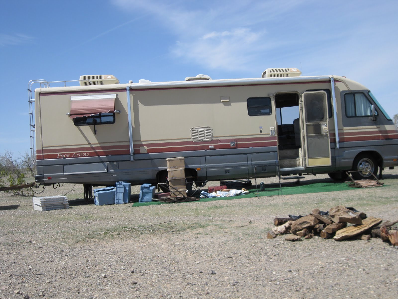 Our Life Our 1st camping trip to Glamis with our new Lance travel trailer.