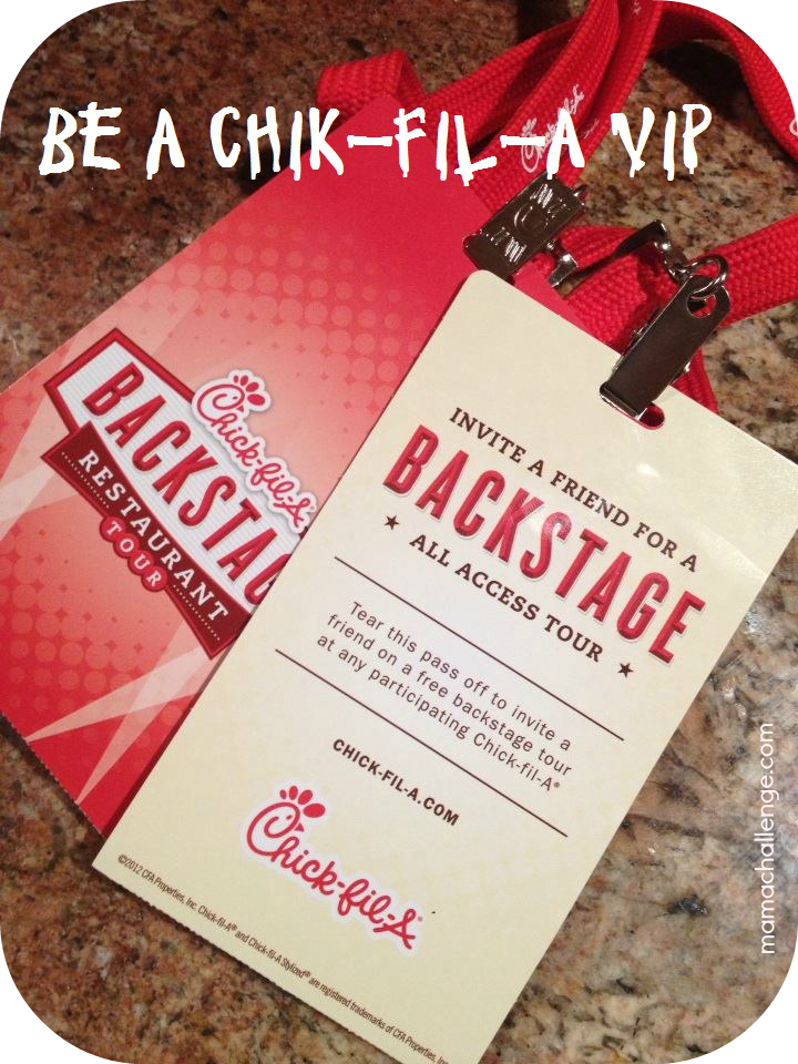 Get Your Pass: How to Be a Chick-Fil-A VIP - mamachallenge | Real ...