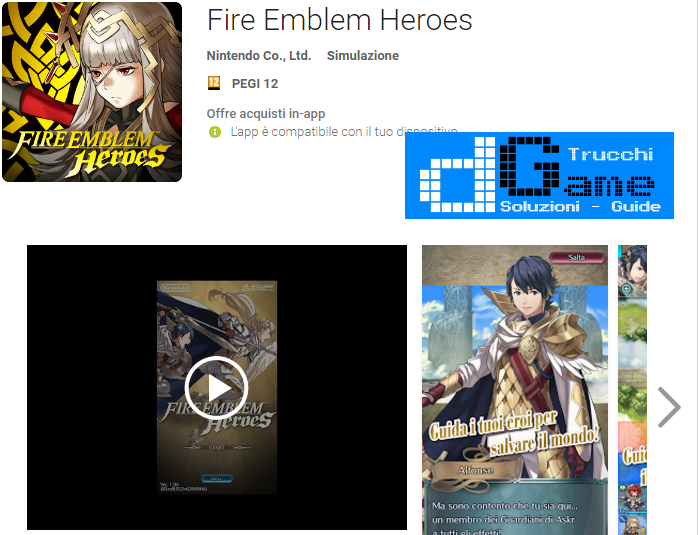 Trucchi Fire Emblem Heroes Mod Apk Android 4.2