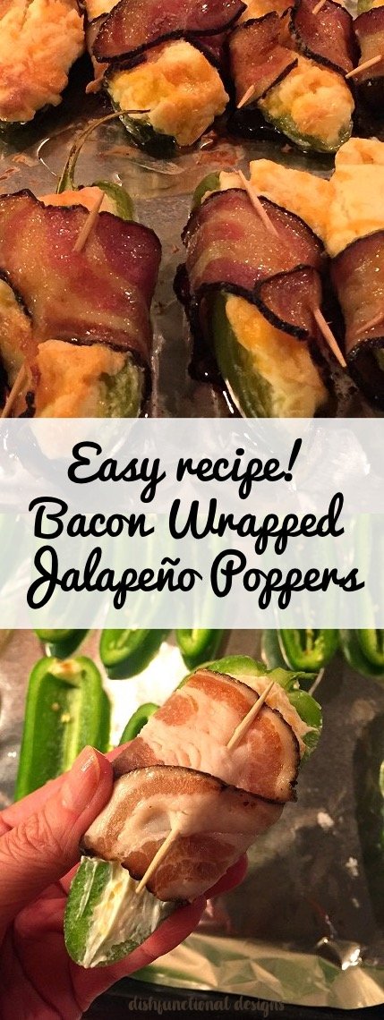 Dishfunctional Designs: Homemade Bacon Wrapped Jalapeno Poppers - Easy ...