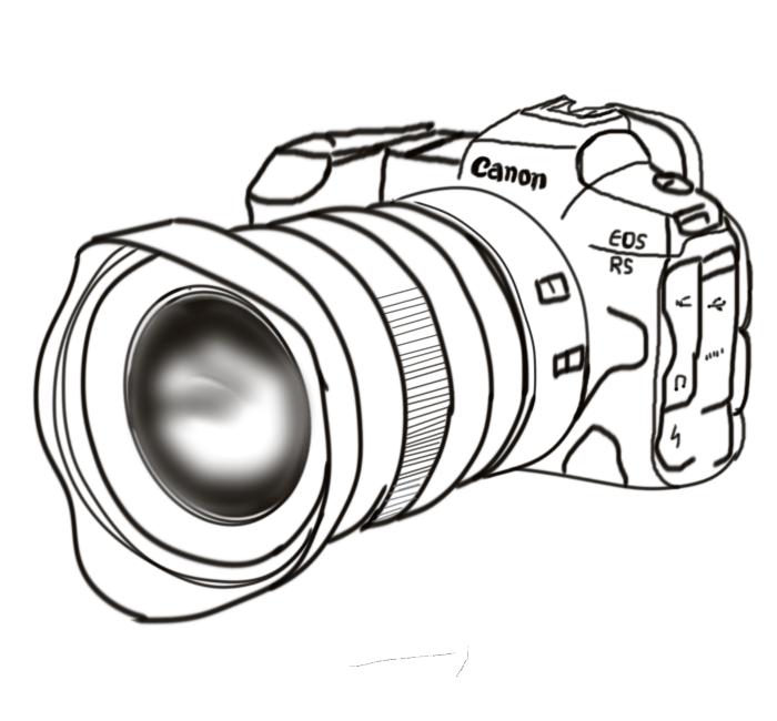 Camera drawing easy step by step camera drawing