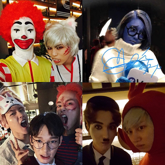 Artistas de SM celebran Halloween con divertidos disfraces Kpop Replay