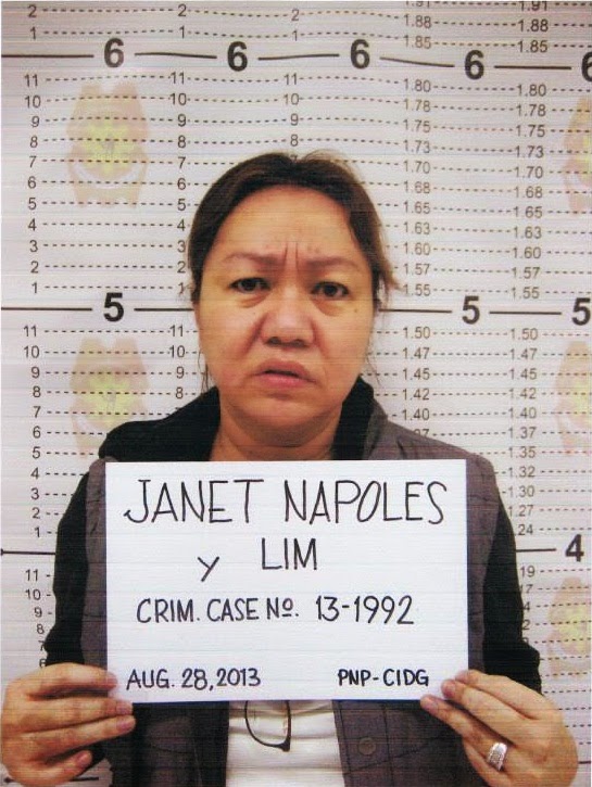 Janet Lim Napoles Charged Of 40 Years In Jail Imposed By The Court For ...