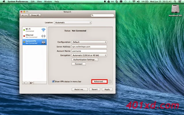 Tutorial Lengkap Setting VPN Server di Mac OS X
