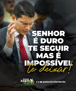 Criação de banner de Frase e Versículo pastor  Pastor Júnior Tércio