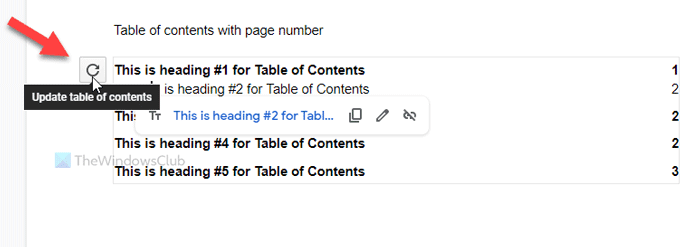 Cómo insertar una tabla de contenido en Google Docs