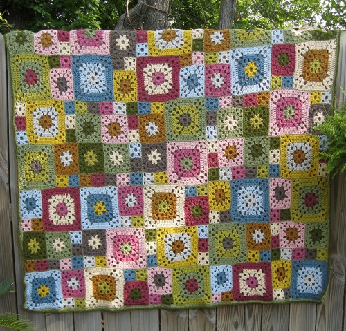 Garden Patch Granny Afghan - Free Pattern