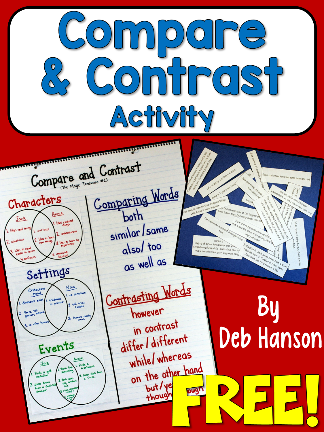 Compare And Contrast Address The Standards With This FREE Activity