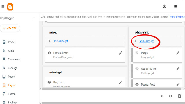 disable right click in blogger