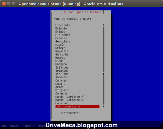 DriveMeca instalando el NAS OpenMediaVault paso a paso